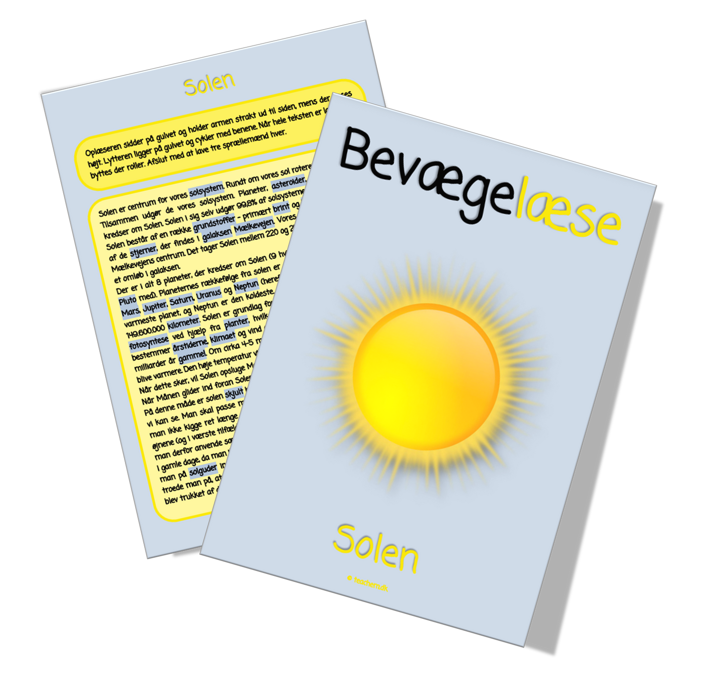 Bevægelæse - Solen