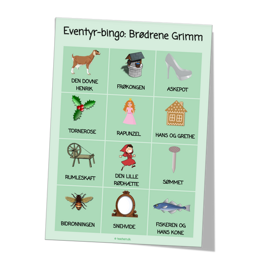 Eventyr-bingo: Brødrene Grimm