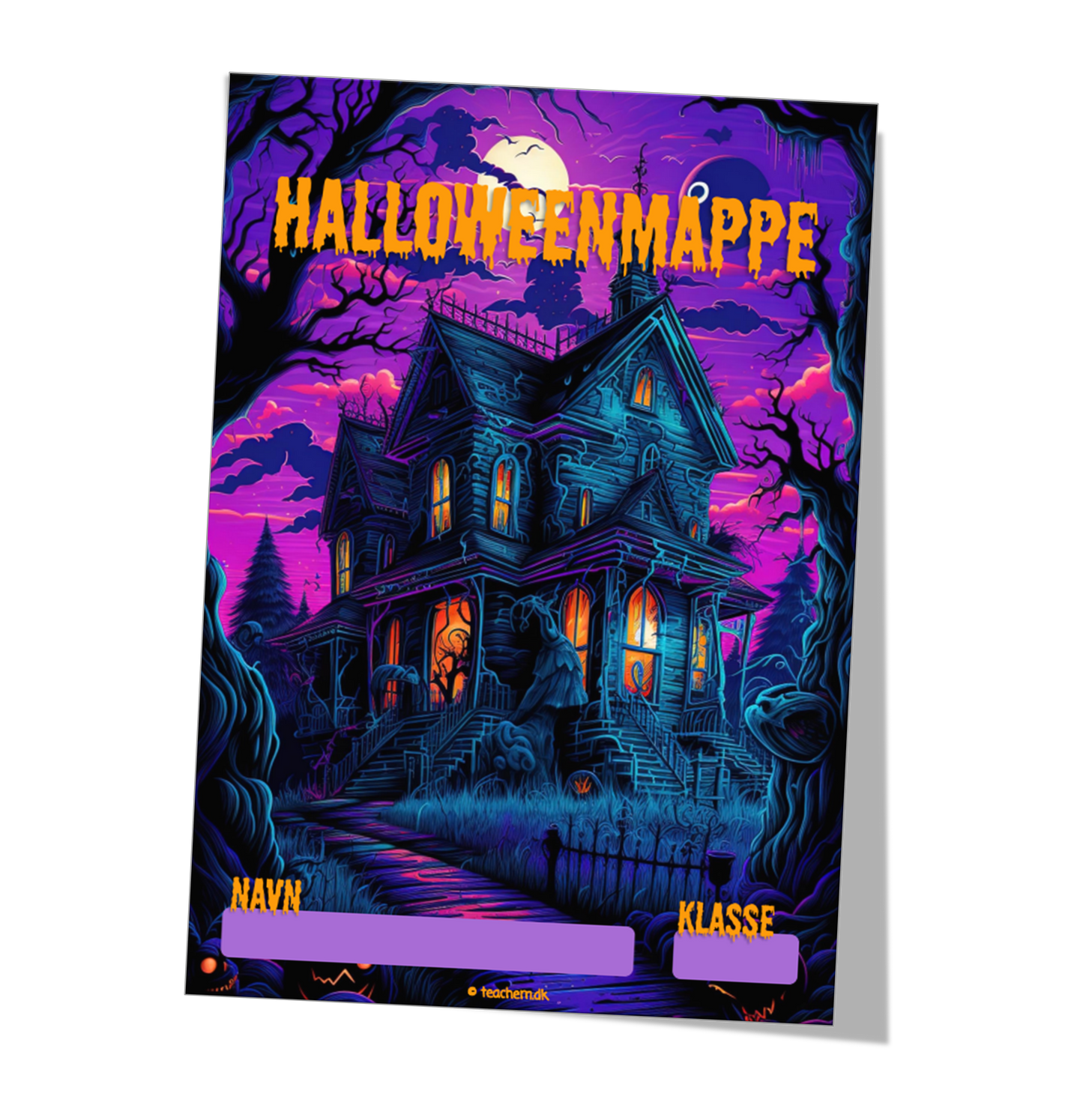 Halloweenmappe - Forside