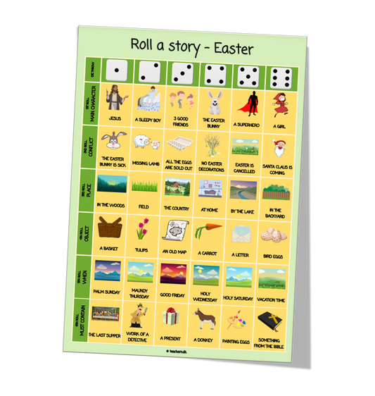 Roll a story - Easter