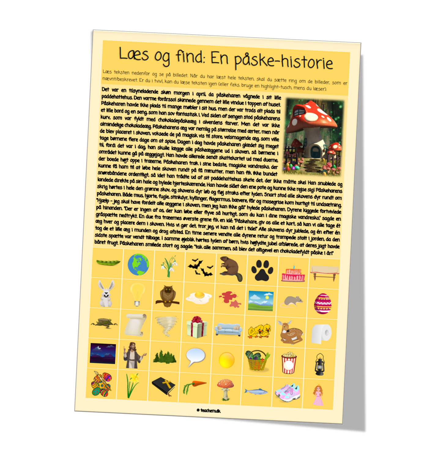 Læs og find - En påske-historie