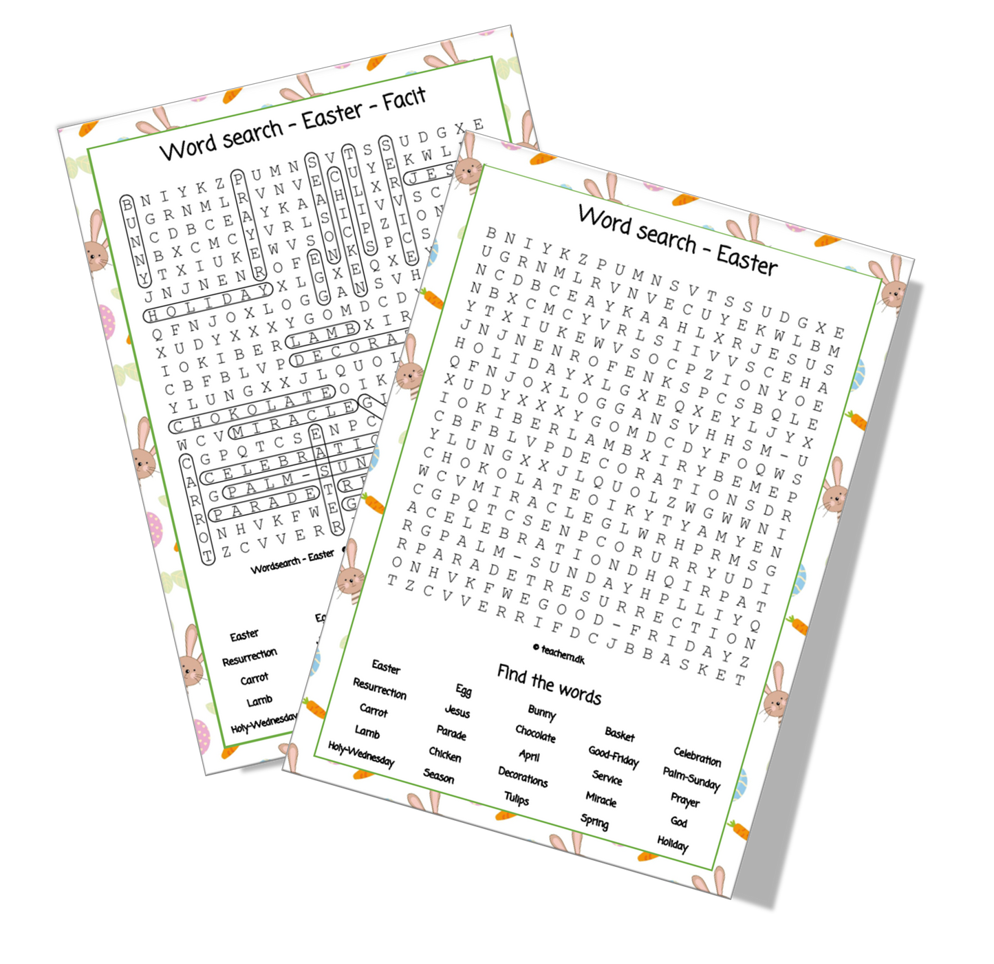 Word search - Easter